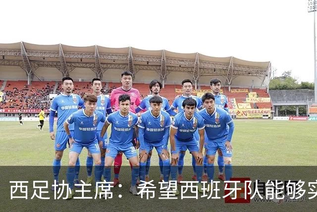 西足协主席：希望西班牙队能够实现夺冠的目标，但必须一步一步来